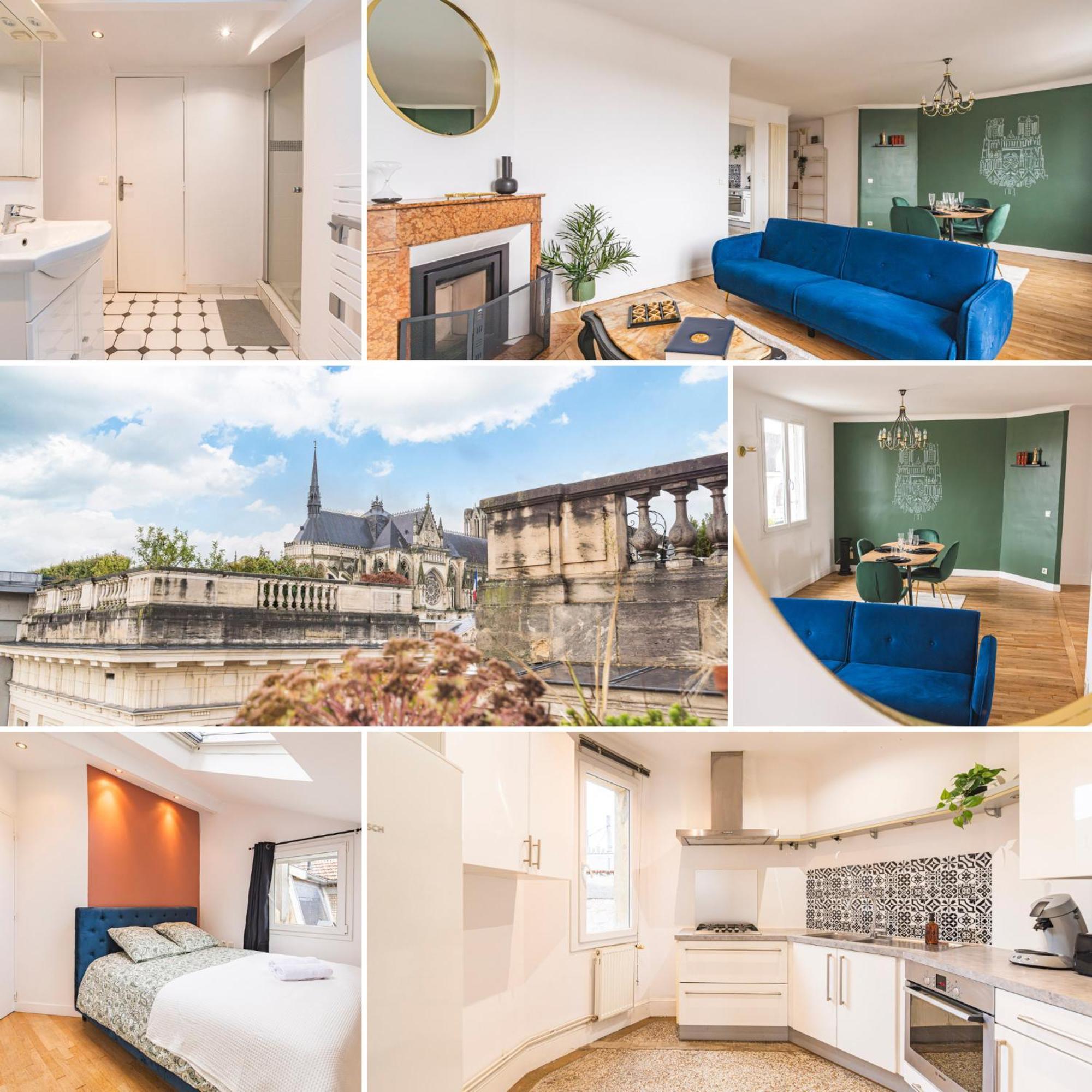 Le Royal - Cathedral - Center Apartment Reims Luaran gambar